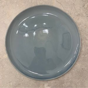 Canvas blue dinner plate #1